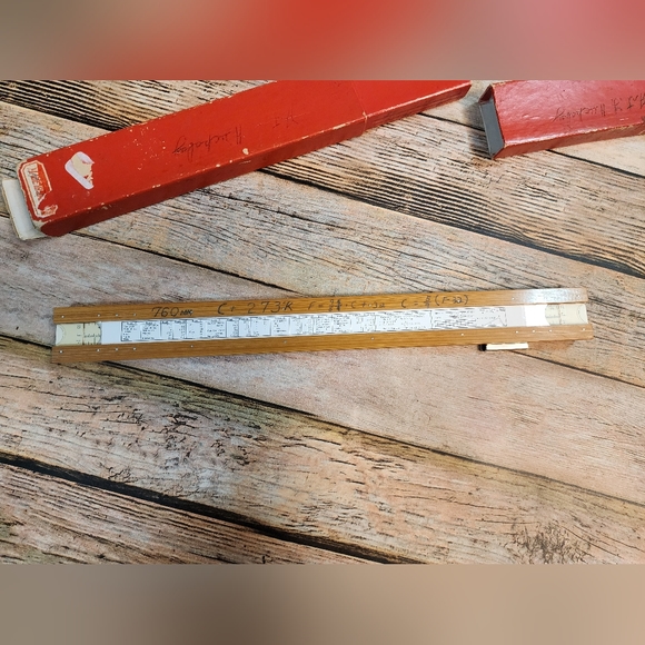 Vintage 1970s 10" Fredrick Post Manheim Logarithmic Student Slide Ruler - Picture 5 of 10